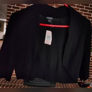 Torrid Black Shrug Nwt
